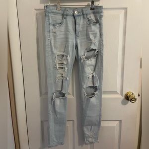 American Eagle Ripped Skinny Jeans